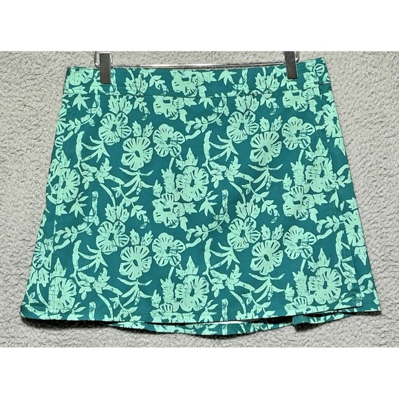 Rip Skirt Hawaii Dresses & Skirts - Rip Skirt Sport Skirt Womens Medium Hawaiian Bright Teal Poly Stretch Surf Beach